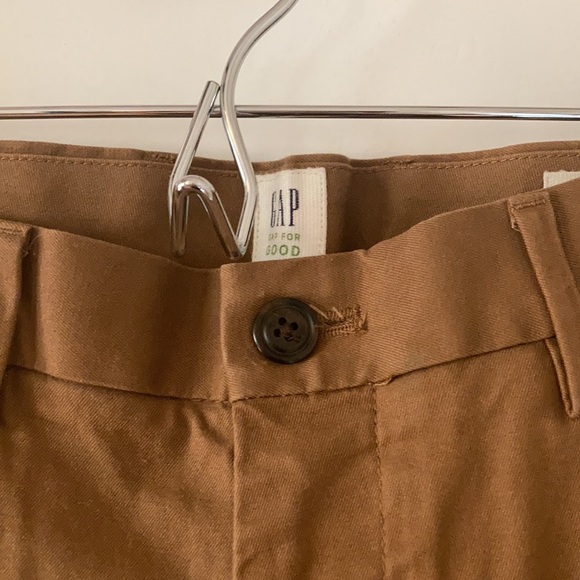 Gap dark khaki slim pants - Picture 2 of 4